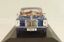 Mercedes-Benz 240 D (W115) Limousine 1973, blue, MBOMS059, Mercedes-Benz-Offizielle Modell-Sammlung #59, Altaya 1:43