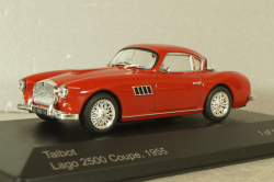 Talbot Lago 2500 Coupe 1955, red, WB086, WhiteBox 1:43