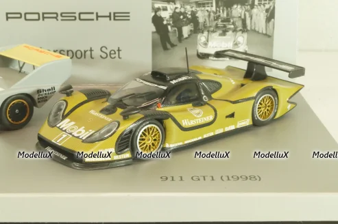 Porsche 911 (996) GT1 1998 + Porsche 956 KH Motorsport, Set, WAP 020 SET 28, Minichamps 1:43