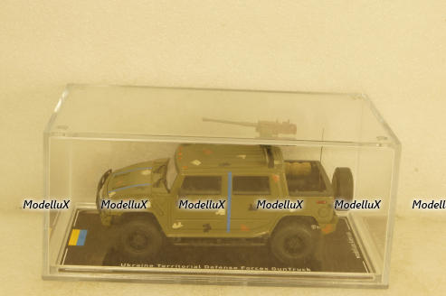 Hummer H2 SUT Ukraine Territorial Forces Gun Truck (Odessa 2022), TruckTyr 1:43