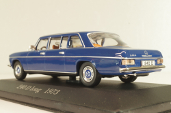 Mercedes-Benz 240 D (W115) Limousine 1973, blue, MBOMS059, Mercedes-Benz-Offizielle Modell-Sammlung #59, Altaya 1:43