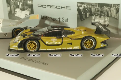 Porsche 911 (996) GT1 1998 + Porsche 956 KH Motorsport, Set, WAP 020 SET 28, Minichamps 1:43