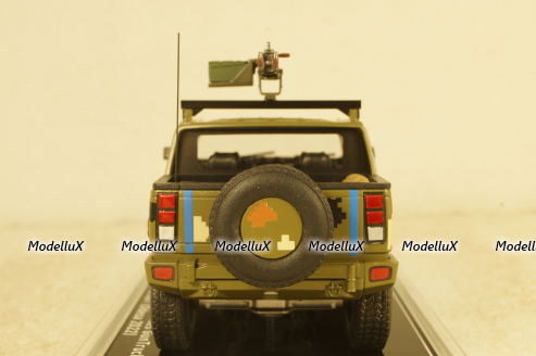 Hummer H2 SUT Ukraine Territorial Forces Gun Truck (Odessa 2022), TruckTyr 1:43