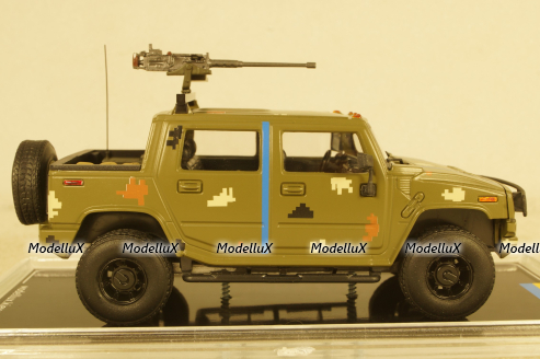 Hummer H2 SUT Ukraine Territorial Forces Gun Truck (Odessa 2022), TruckTyr 1:43