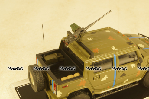 Hummer H2 SUT Ukraine Territorial Forces Gun Truck (Odessa 2022), TruckTyr 1:43