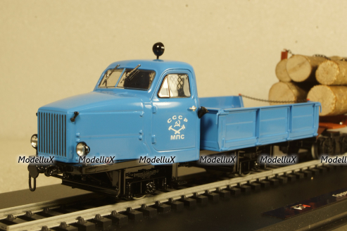 Грузовая автодрезина ГМД-4 с грузом, TruckTyr 1:43