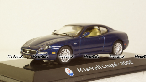 Maserati Coupe, metallic-dark blue, Leo Models 1:43