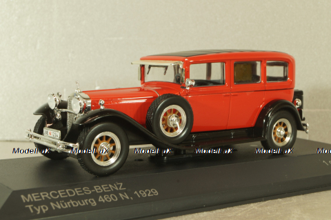 Mercedes-Benz Nurburg 460 N Pullman-Limousine (W08) 1929, red, WB289, WhiteBox 1:43 