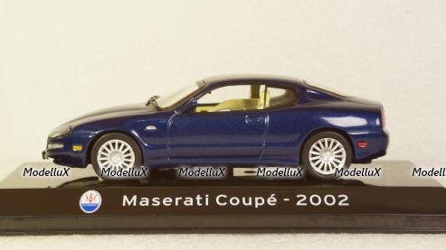 Maserati Coupe, metallic-dark blue, Leo Models 1:43