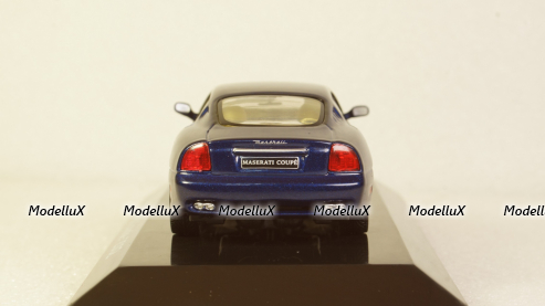 Maserati Coupe, metallic-dark blue, Leo Models 1:43