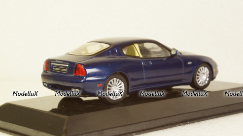 Maserati Coupe, metallic-dark blue, Leo Models 1:43