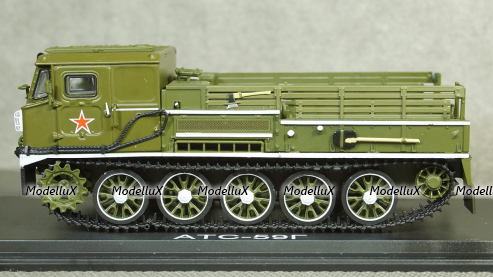 Toyota Land Cruiser 90 with Rocket Launcher trailer (Zaporizhzhia 2022), TruckTyr 1:43