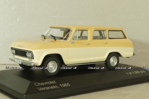 Chevrolet Veraneiro 1964, beige/white, WB094, WhiteBox 1:43