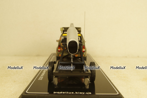 Toyota Land Cruiser 90 with Rocket Launcher trailer (Zaporizhzhia 2022), TruckTyr 1:43