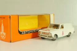 Москвич-433 А5, белый, Сентябрь 1978г., Олимпиада 80, капот 3 зажима,Тантал/Радон 1:43 Новая