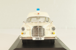 Mercedes-Benz 200 (W110) Binz, Ambulance 1965, MBOMS067, beige, Altaya, Mercedes-Benz Offizielle Modell Sammlung #67, 1:43