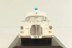 Mercedes-Benz 200 (W110) Binz, Ambulance 1965, MBOMS067, beige, Altaya, Mercedes-Benz Offizielle Modell Sammlung #67, 1:43