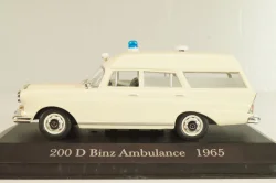 Mercedes-Benz 200 (W110) Binz, Ambulance 1965, MBOMS067, beige, Altaya, Mercedes-Benz Offizielle Modell Sammlung #67, 1:43