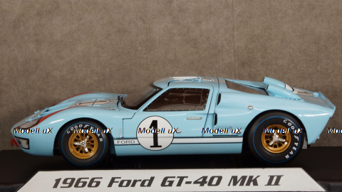 Ford GT40 MK II #1 2nd 24h LeMans 1966 Miles, Hulme, Shelby Collectibles 1:18