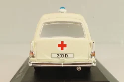 Mercedes-Benz 200 (W110) Binz, Ambulance 1965, MBOMS067, beige, Altaya, Mercedes-Benz Offizielle Modell Sammlung #67, 1:43