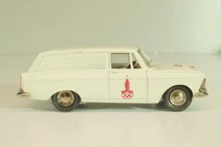 Москвич-433 А5, белый, Сентябрь 1978г., Олимпиада 80, капот 3 зажима,Тантал/Радон 1:43 Новая