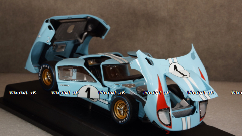 Ford GT40 MK II #1 2nd 24h LeMans 1966 Miles, Hulme, Shelby Collectibles 1:18