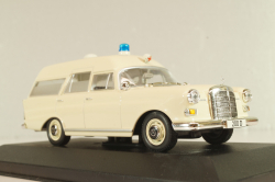Mercedes-Benz 200 (W110) Binz, Ambulance 1965, MBOMS067, beige, Altaya, Mercedes-Benz Offizielle Modell Sammlung #67, 1:43
