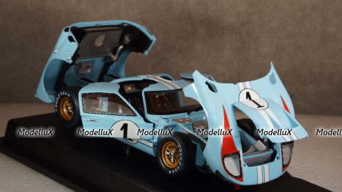 Ford GT40 MK II #1 2nd 24h LeMans 1966 Miles, Hulme, Shelby Collectibles 1:18