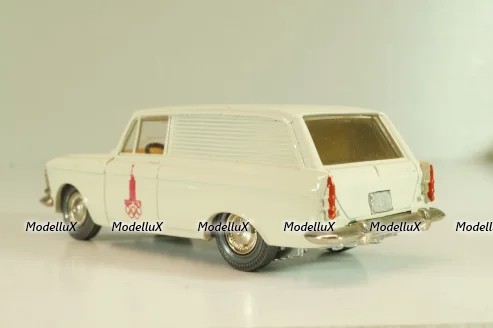 Москвич-433 А5, белый, Сентябрь 1978г., Олимпиада 80, капот 3 зажима,Тантал/Радон 1:43 Новая