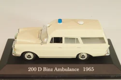 Mercedes-Benz 200 (W110) Binz, Ambulance 1965, MBOMS067, beige, Altaya, Mercedes-Benz Offizielle Modell Sammlung #67, 1:43