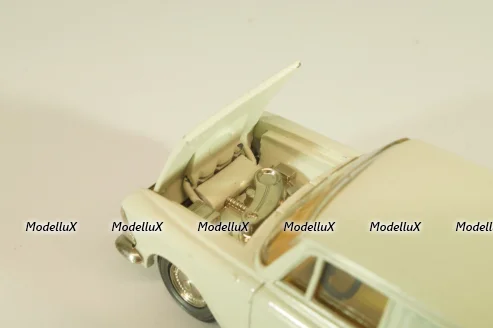 Москвич-433 А5, белый, Сентябрь 1978г., Олимпиада 80, капот 3 зажима,Тантал/Радон 1:43 Новая