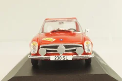Mercedes-Benz 230 SL (W113) 1963, #39 Winner Rally Spa-Sofia-Liège 1963, red, MBOMS072, Mercedes-Benz-Offizielle Modell-Sammlung #72, Altaya 1:43