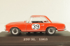 Mercedes-Benz 230 SL (W113) 1963, #39 Winner Rally Spa-Sofia-Liège 1963, red, MBOMS072, Mercedes-Benz-Offizielle Modell-Sammlung #72, Altaya 1:43