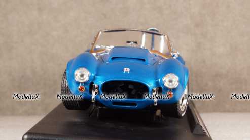 Shelby Cobra 427 Super Snake Year 1966 blue, Shelby Collectibles 1:18