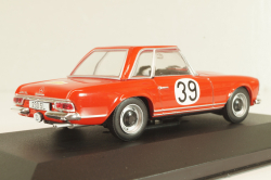 Mercedes-Benz 230 SL (W113) 1963, #39 Winner Rally Spa-Sofia-Liège 1963, red, MBOMS072, Mercedes-Benz-Offizielle Modell-Sammlung #72, Altaya 1:43