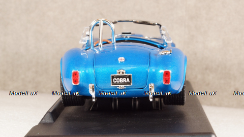 Shelby Cobra 427 Super Snake Year 1966 blue, Shelby Collectibles 1:18
