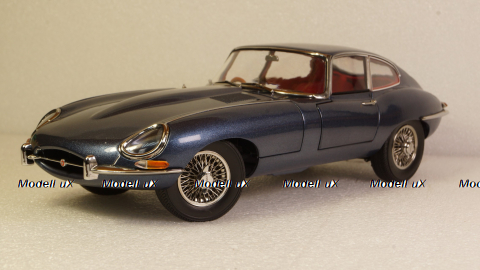 Jaguar E Type (RHD) dark blue, KYO8954BL,  Kyosho 1:18