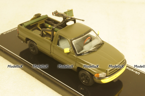 Dodge RAM Ukraine Territorial Forces Gun Truck (Bahmut 2022), TruckTyr 1:43
