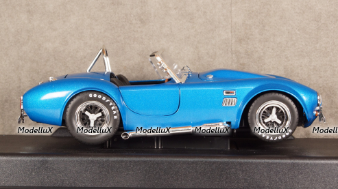 Shelby Cobra 427 Super Snake Year 1966 blue, Shelby Collectibles 1:18