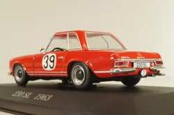 Mercedes-Benz 230 SL (W113) 1963, #39 Winner Rally Spa-Sofia-Liège 1963, red, MBOMS072, Mercedes-Benz-Offizielle Modell-Sammlung #72, Altaya 1:43
