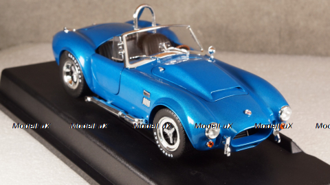 Shelby Cobra 427 Super Snake Year 1966 blue, Shelby Collectibles 1:18