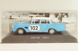 Mercedes-Benz 300 SE (W120) #102 Winner 24h Spa 1964, blue/white, MBOMS074, Mercedes-Benz-Offizielle Modell-Sammlung #74, Altaya 1:43 Уценка!