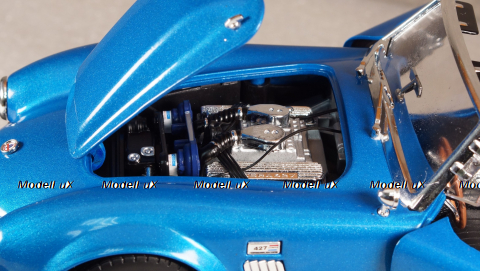 Shelby Cobra 427 Super Snake Year 1966 blue, Shelby Collectibles 1:18