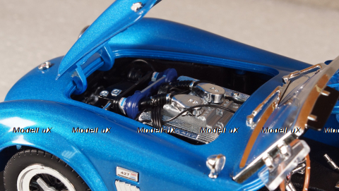 Shelby Cobra 427 Super Snake Year 1966 blue, Shelby Collectibles 1:18