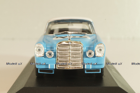 Mercedes-Benz 300 SE (W120) #102 Winner 24h Spa 1964, blue/white, MBOMS074, Mercedes-Benz-Offizielle Modell-Sammlung #74, Altaya 1:43 Уценка!