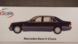 Mercedes S500 W140 1994 grey, iScale 1:18