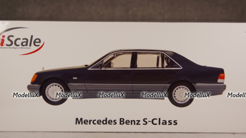 Mercedes S500 W140 1994 grey, iScale 1:18