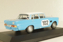 Mercedes-Benz 300 SE (W120) #102 Winner 24h Spa 1964, blue/white, MBOMS074, Mercedes-Benz-Offizielle Modell-Sammlung #74, Altaya 1:43 Уценка!