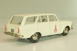 Москвич-427 А4, белый, Июль 197.г., Олимпиада 80, капот 2 зажима, Тантал/Радон 1:43 Новая