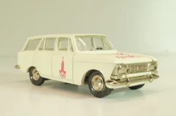 Москвич-427 А4, белый, Июль 197.г., Олимпиада 80, капот 2 зажима, Тантал/Радон 1:43 Новая